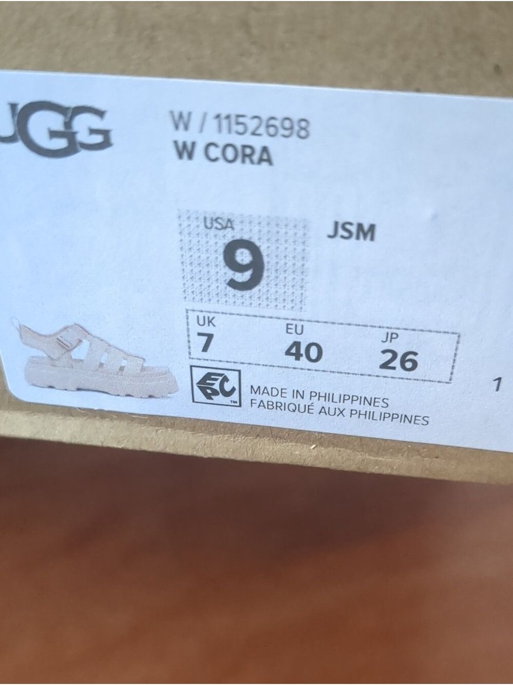 New Ugg Cora Platform Sandal Size 9 - Picture 10 of 10